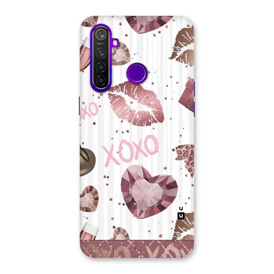 Wine Lip xoxo Back Case for Realme 5 Pro