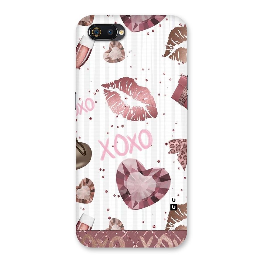 Wine Lip xoxo Back Case for Realme C2
