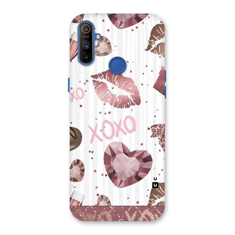 Wine Lip xoxo Back Case for Realme Narzo 10A