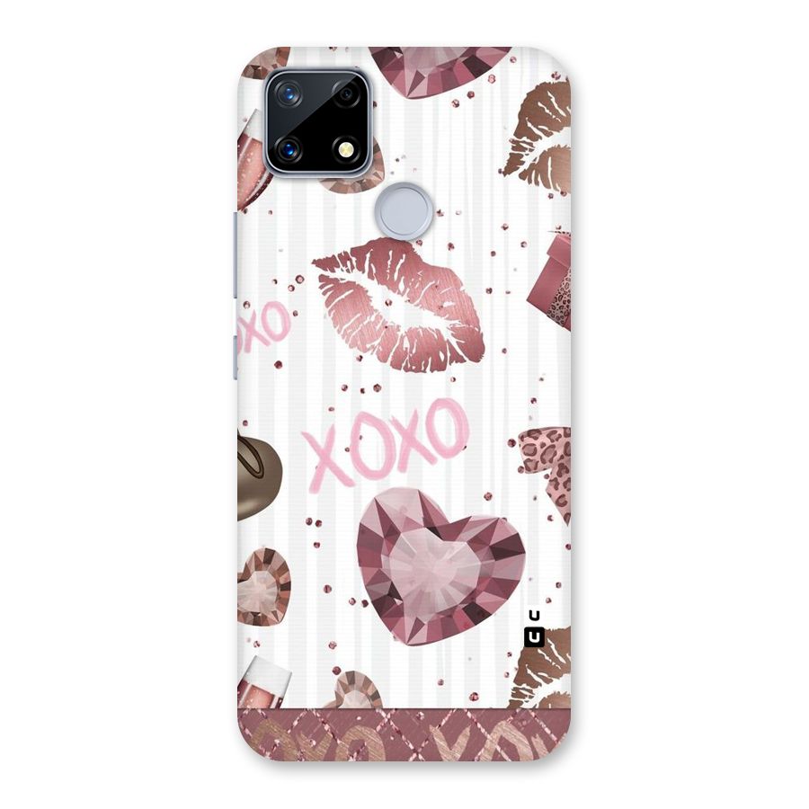 Wine Lip xoxo Back Case for Realme Narzo 20