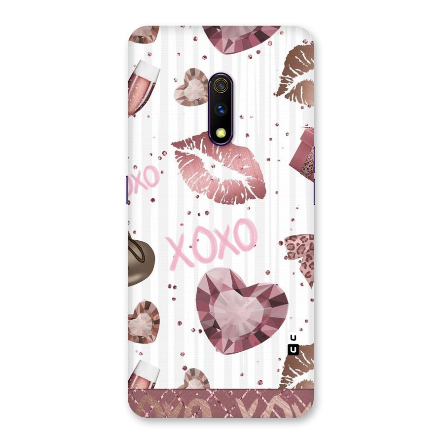 Wine Lip xoxo Back Case for Realme X