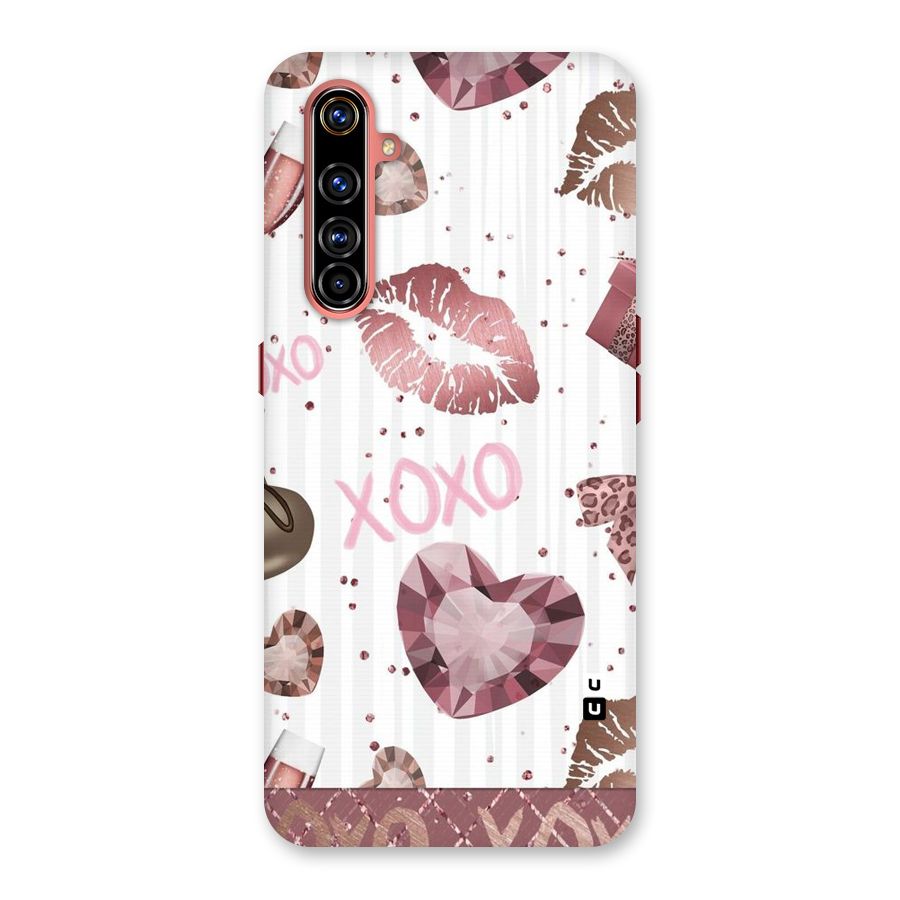 Wine Lip xoxo Back Case for Realme X50 Pro