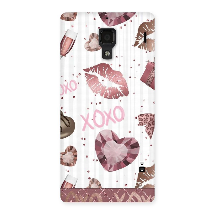 Wine Lip xoxo Back Case for Redmi 1S