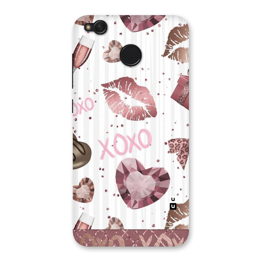 Wine Lip xoxo Back Case for Redmi 4