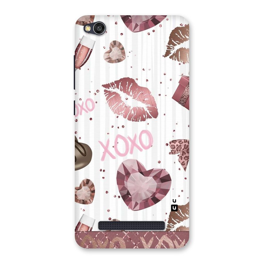 Wine Lip xoxo Back Case for Redmi 4A