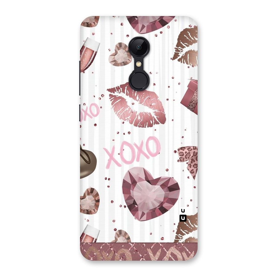 Wine Lip xoxo Back Case for Redmi 5