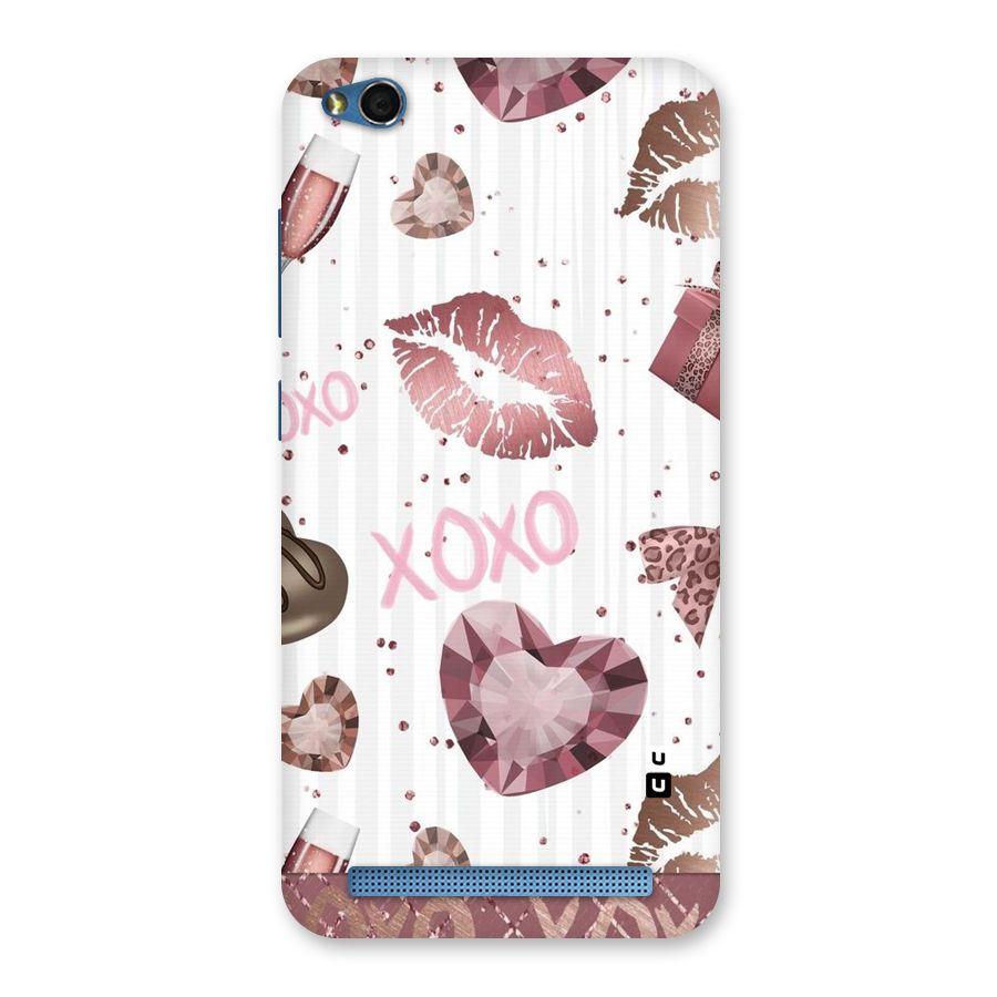 Wine Lip xoxo Back Case for Redmi 5A