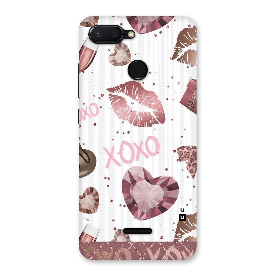 Wine Lip xoxo Back Case for Redmi 6