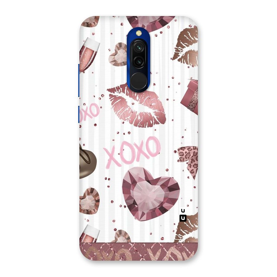 Wine Lip xoxo Back Case for Redmi 8