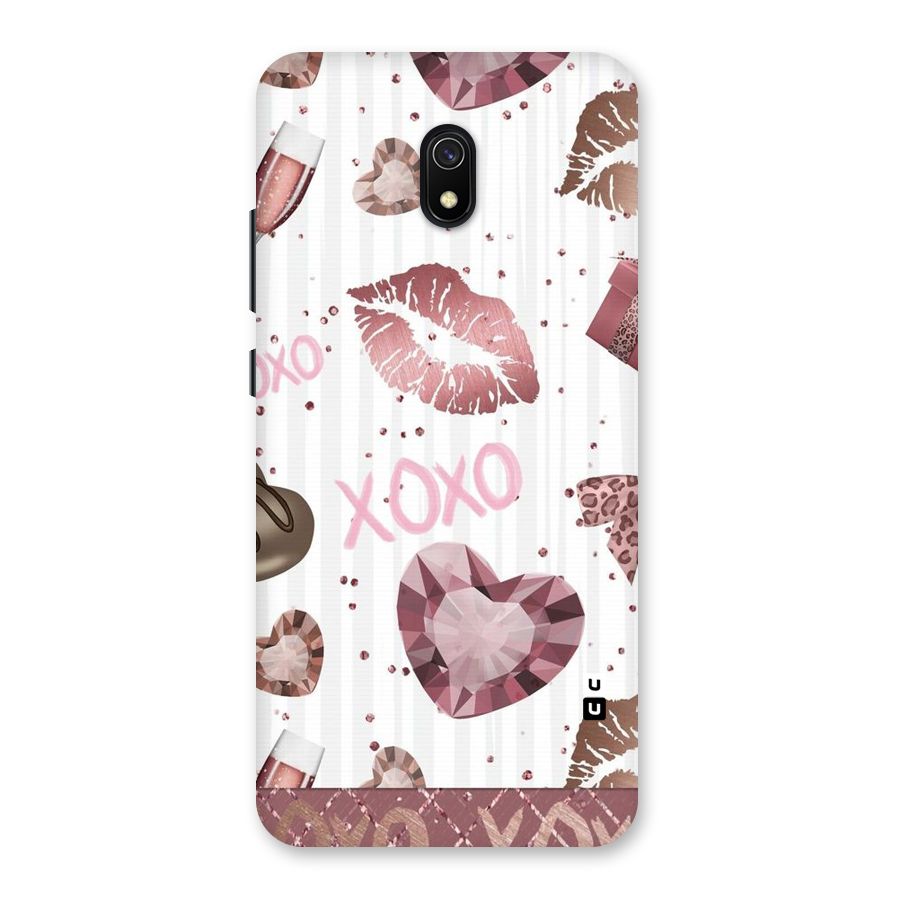 Wine Lip xoxo Back Case for Redmi 8A