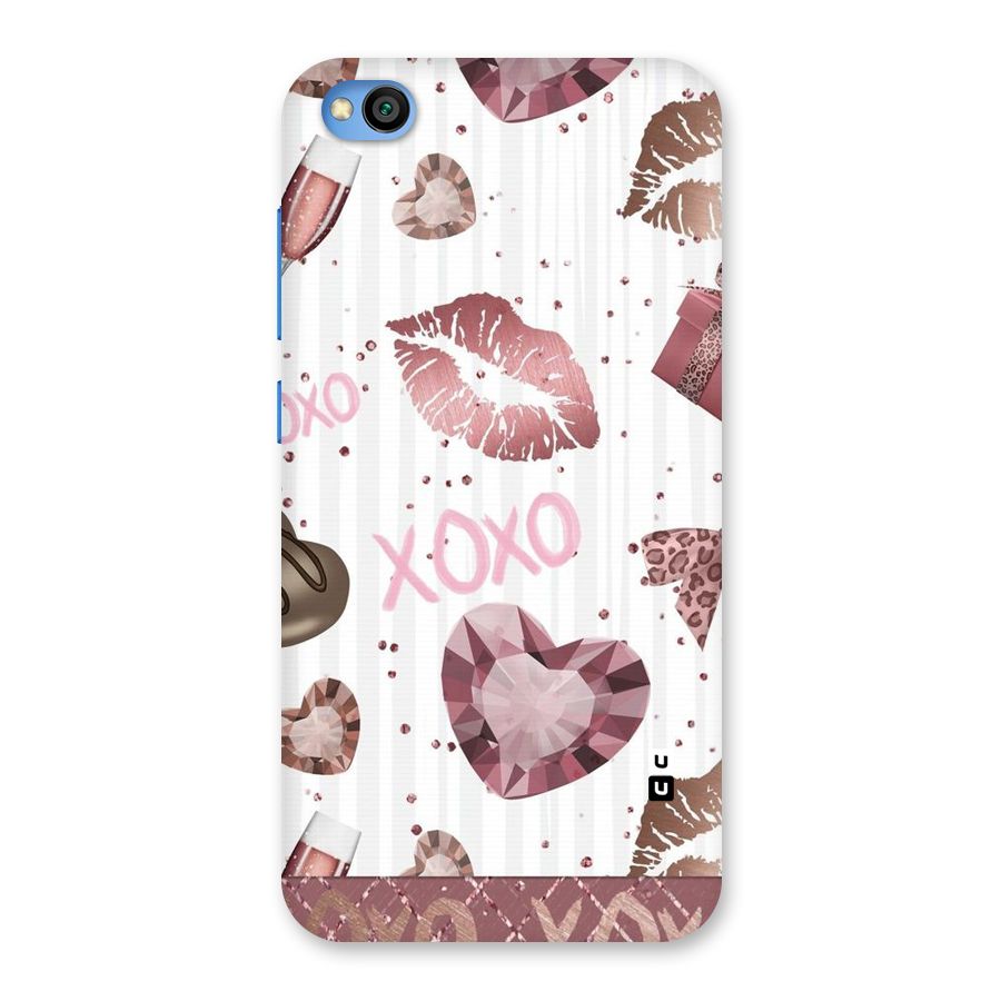 Wine Lip xoxo Back Case for Redmi Go