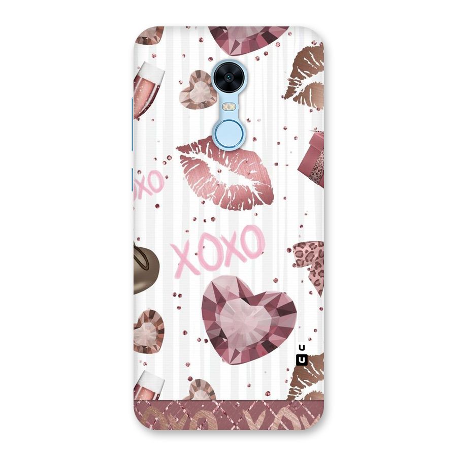Wine Lip xoxo Back Case for Redmi Note 5