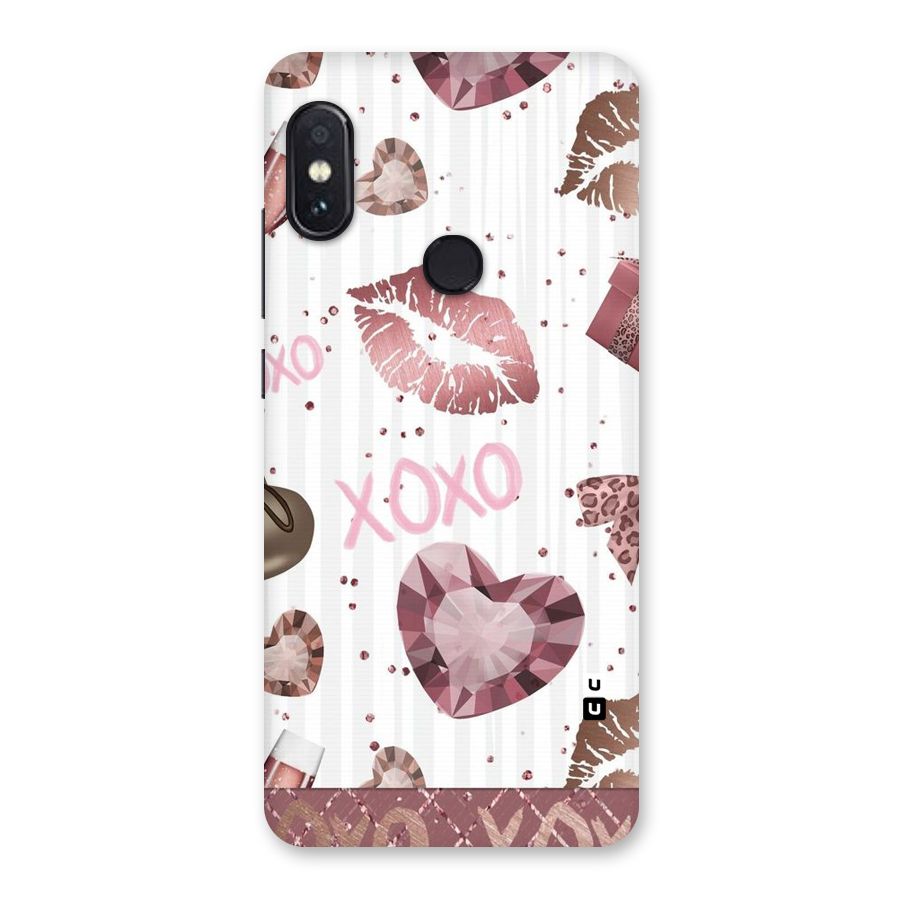 Wine Lip xoxo Back Case for Redmi Note 5 Pro