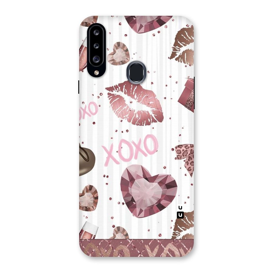 Wine Lip xoxo Back Case for Samsung Galaxy A20s