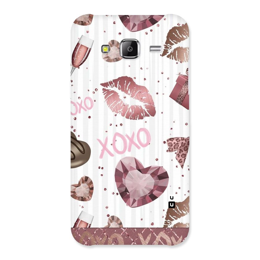 Wine Lip xoxo Back Case for Samsung Galaxy J2 Prime