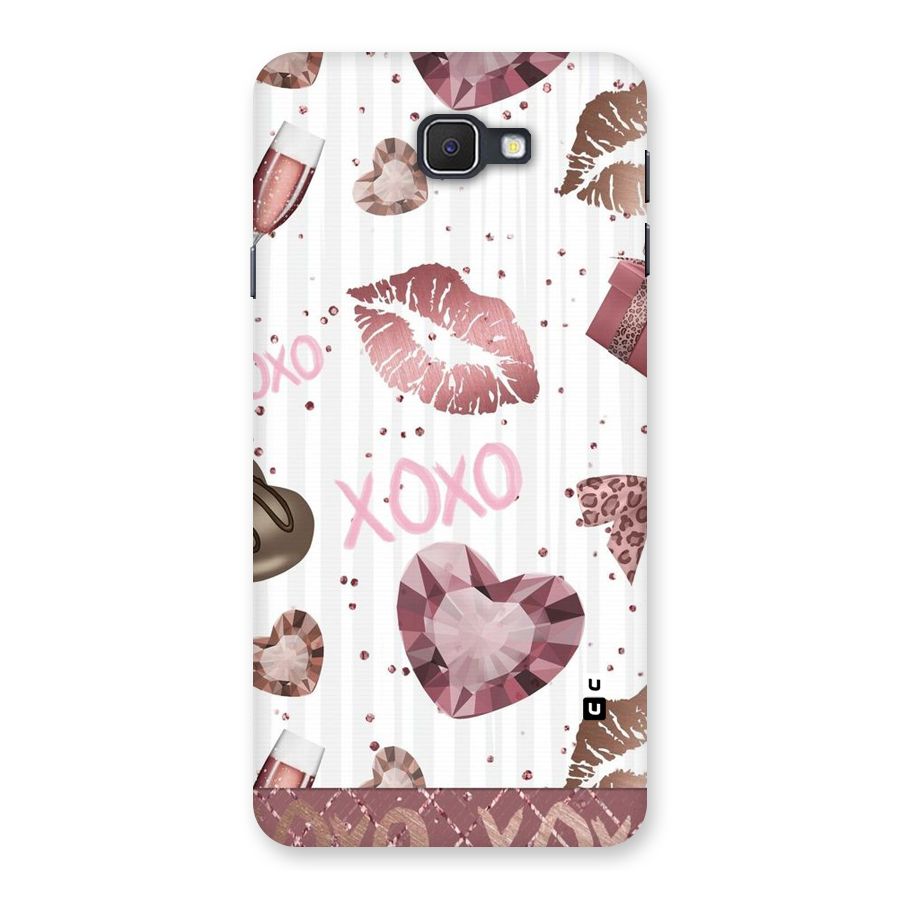 Wine Lip xoxo Back Case for Samsung Galaxy J7 Prime