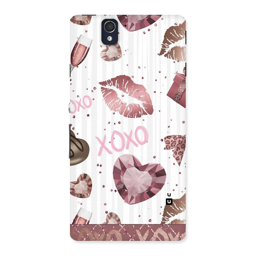 Wine Lip xoxo Back Case for Sony Xperia Z