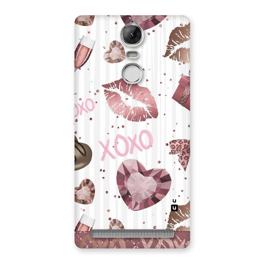 Wine Lip xoxo Back Case for Vibe K5 Note