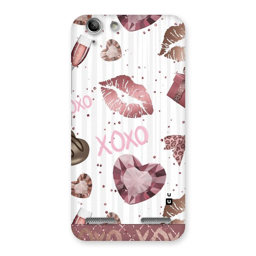 Wine Lip xoxo Back Case for Vibe K5 Plus