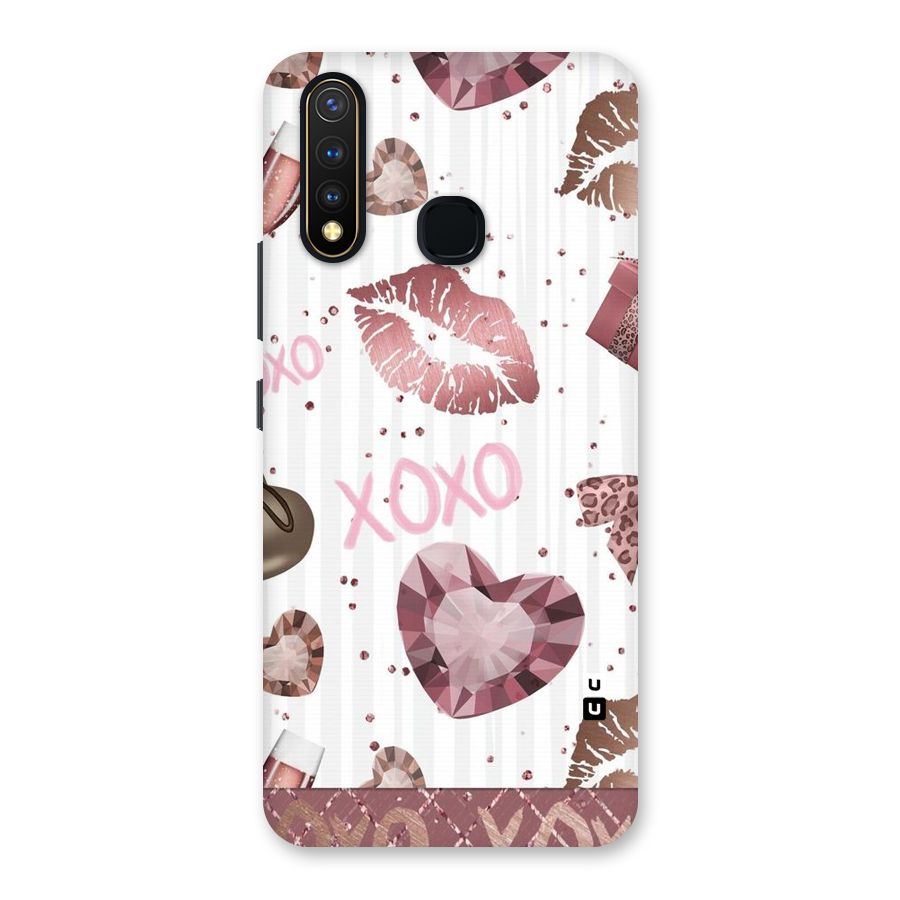Wine Lip xoxo Back Case for Vivo U20