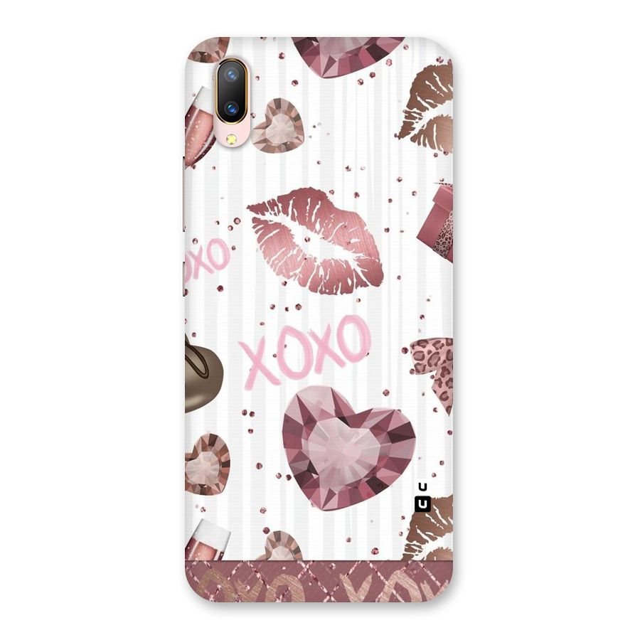Wine Lip xoxo Back Case for Vivo V11 Pro