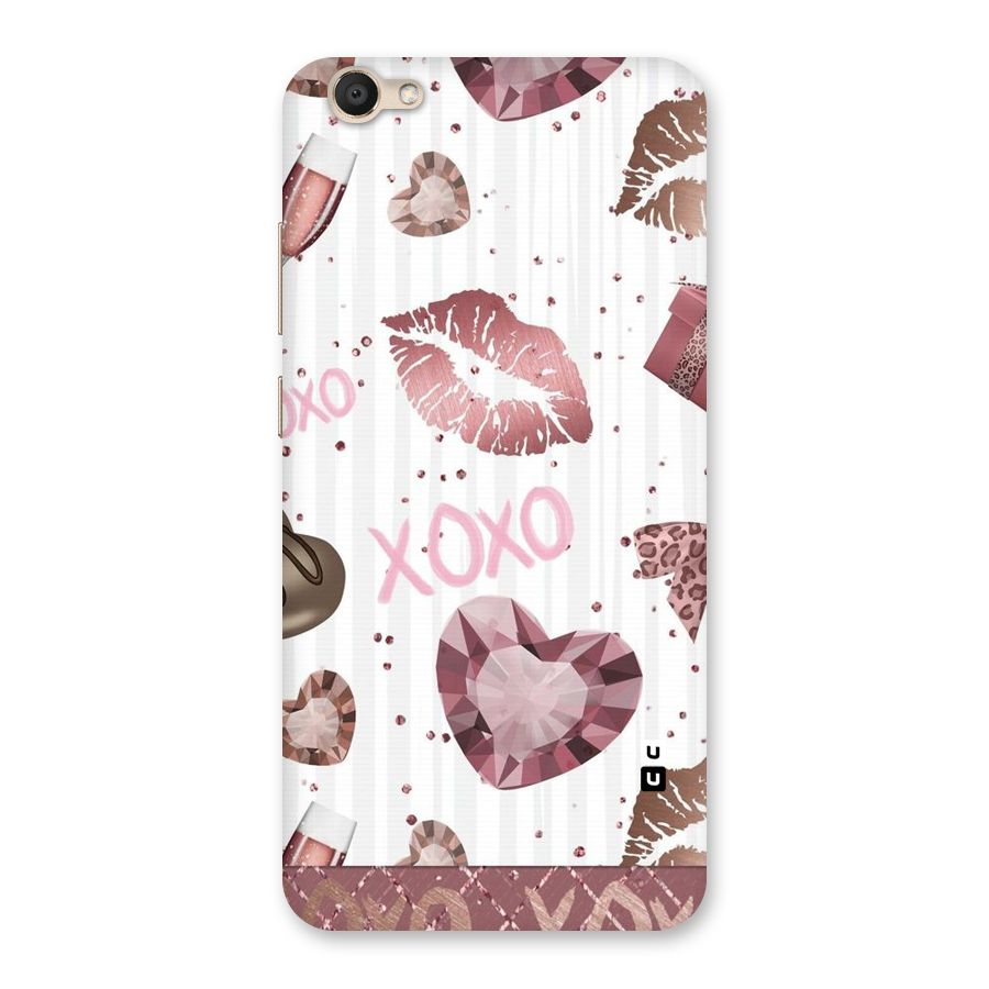 Wine Lip xoxo Back Case for Vivo V5