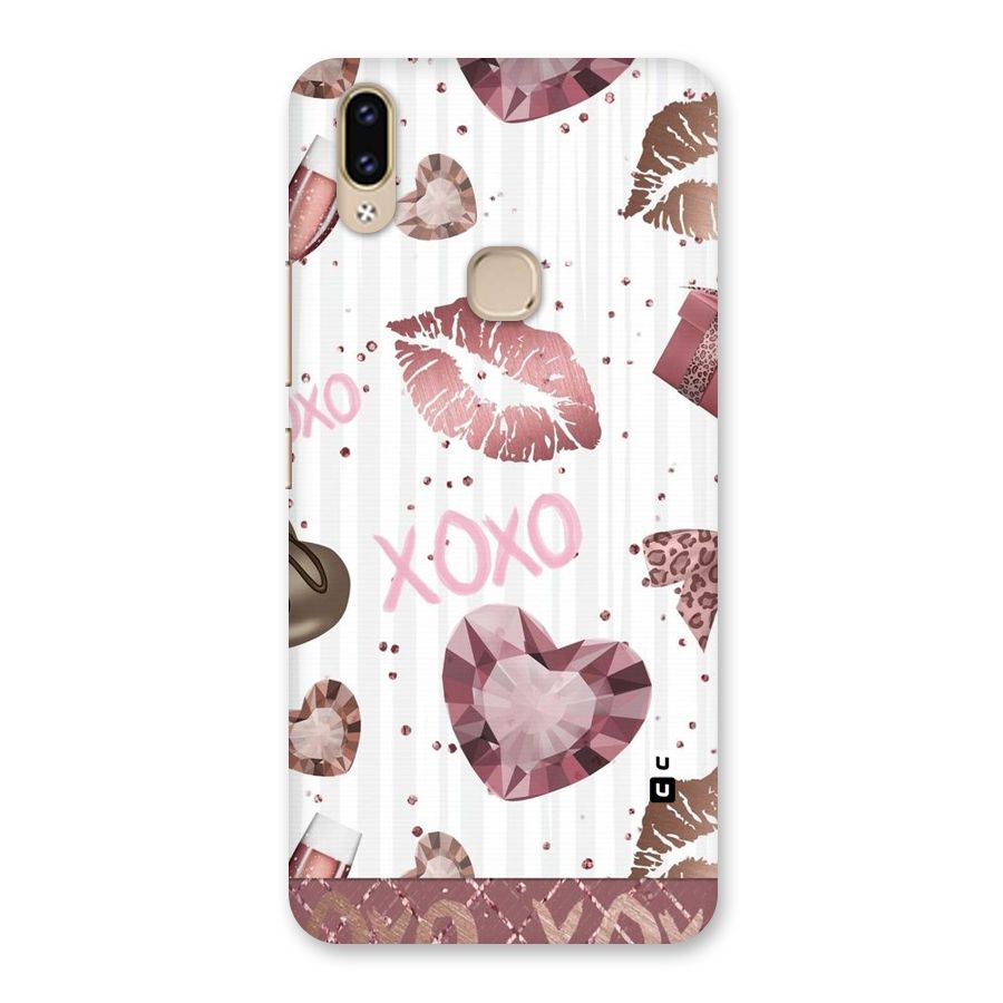 Wine Lip xoxo Back Case for Vivo V9 Youth