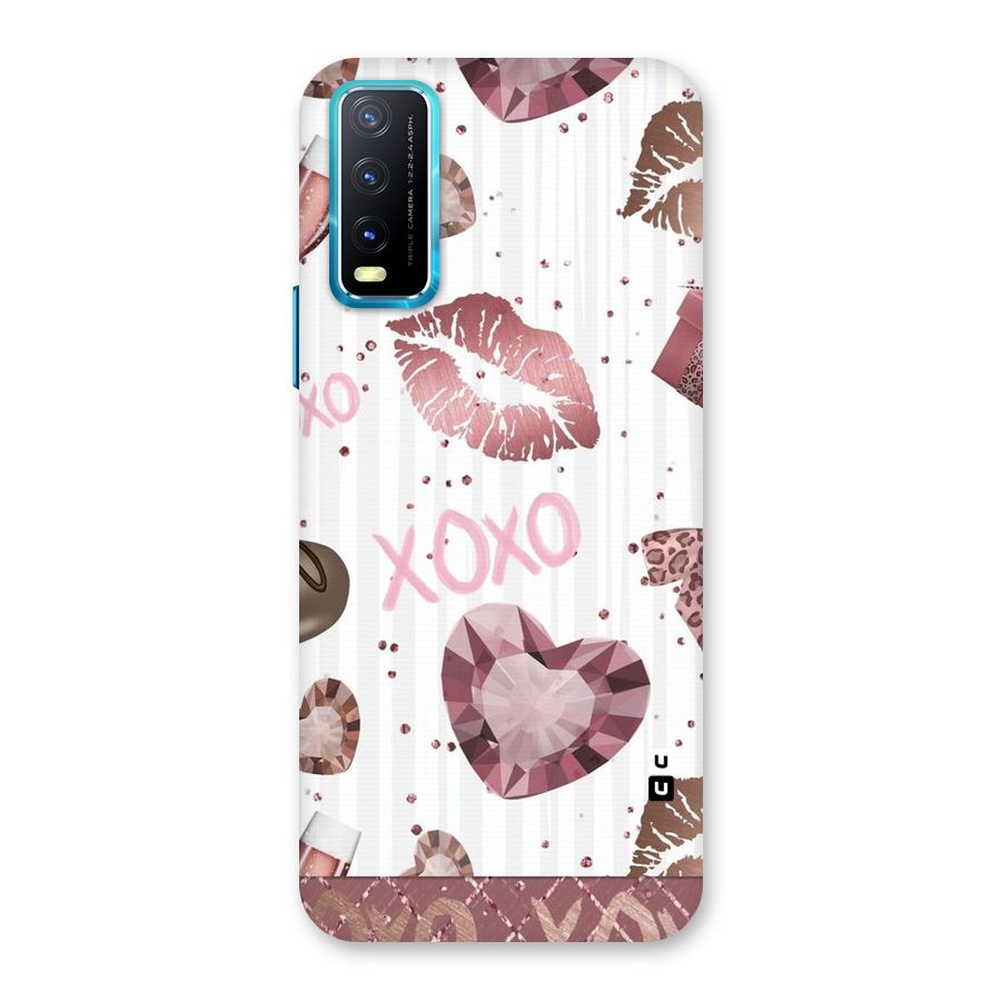 Wine Lip xoxo Back Case for Vivo Y20