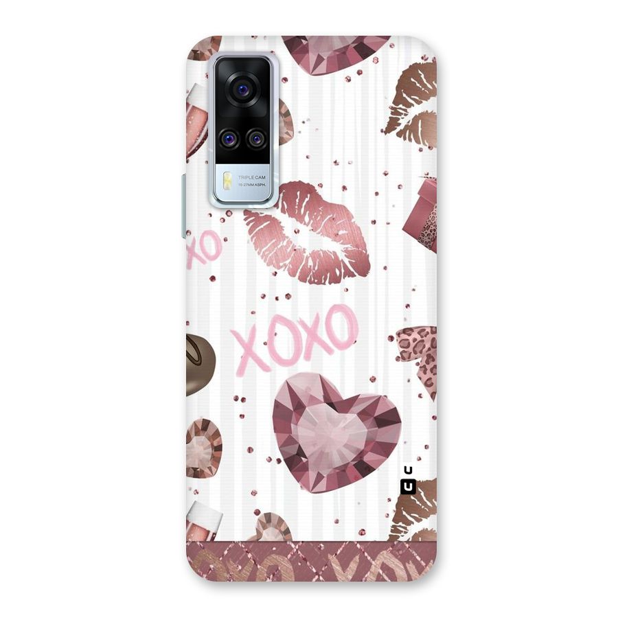 Wine Lip xoxo Back Case for Vivo Y31