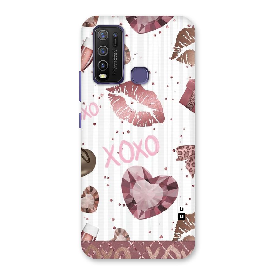 Wine Lip xoxo Back Case for Vivo Y50