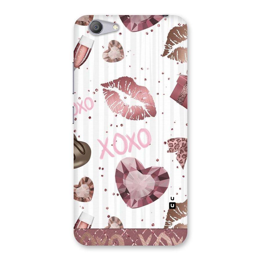 Wine Lip xoxo Back Case for Vivo Y53