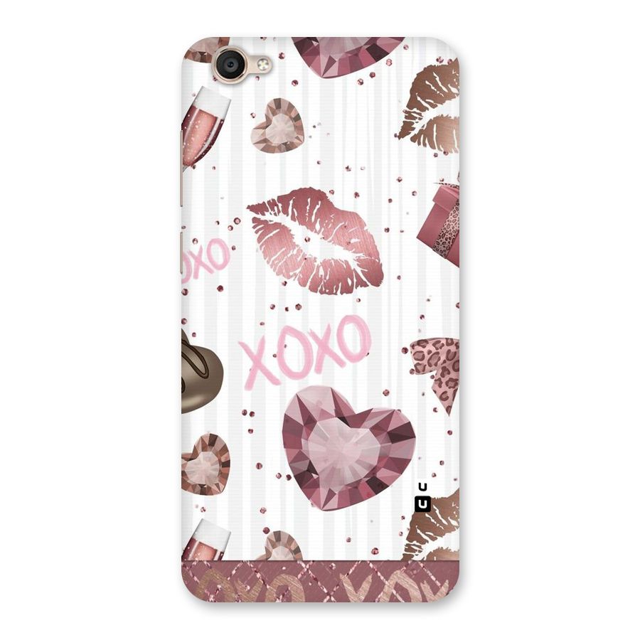 Wine Lip xoxo Back Case for Vivo Y55s