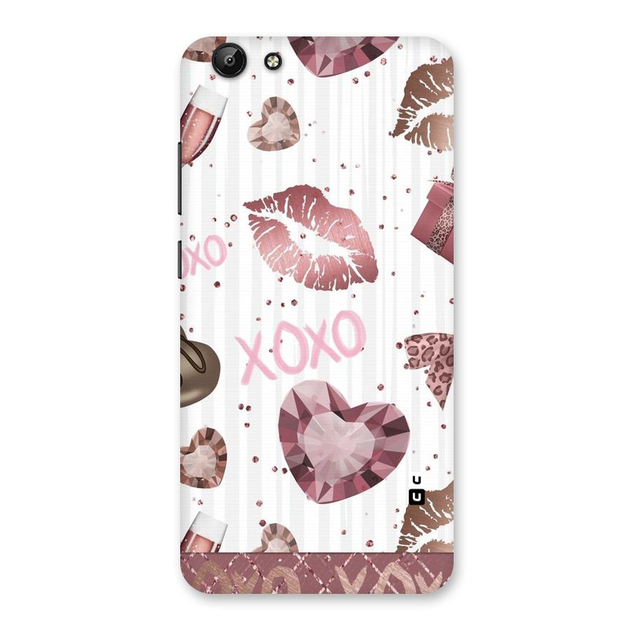 Wine Lip xoxo Back Case for Vivo Y69