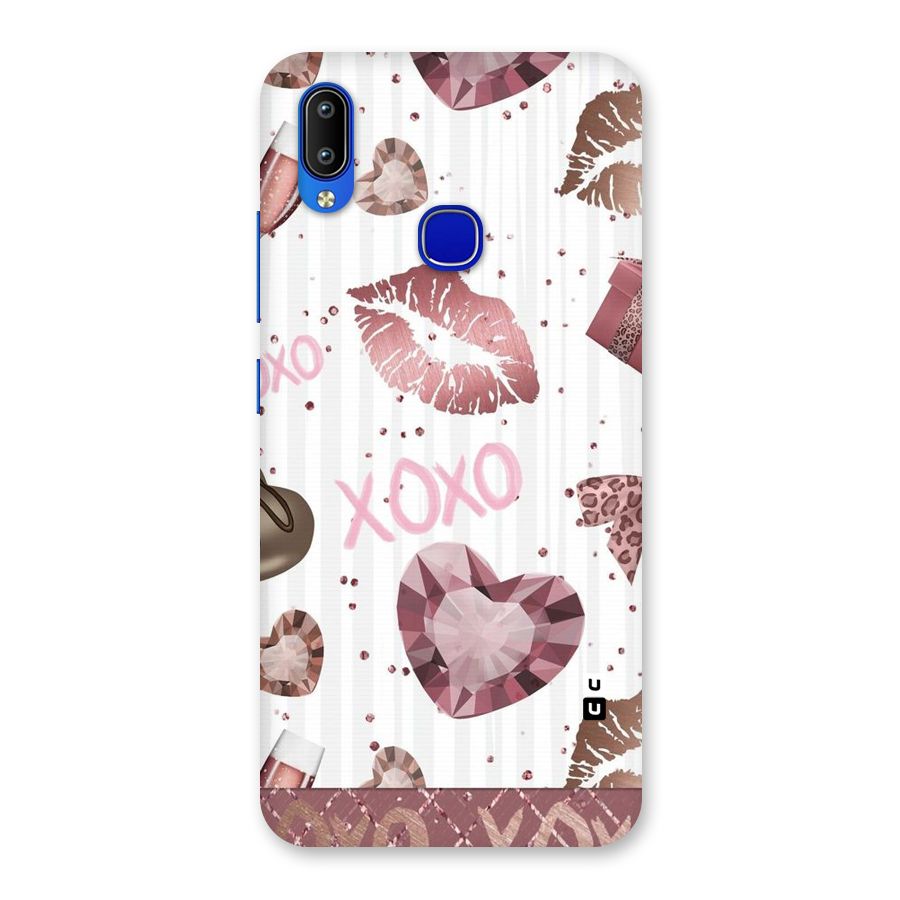 Wine Lip xoxo Back Case for Vivo Y91