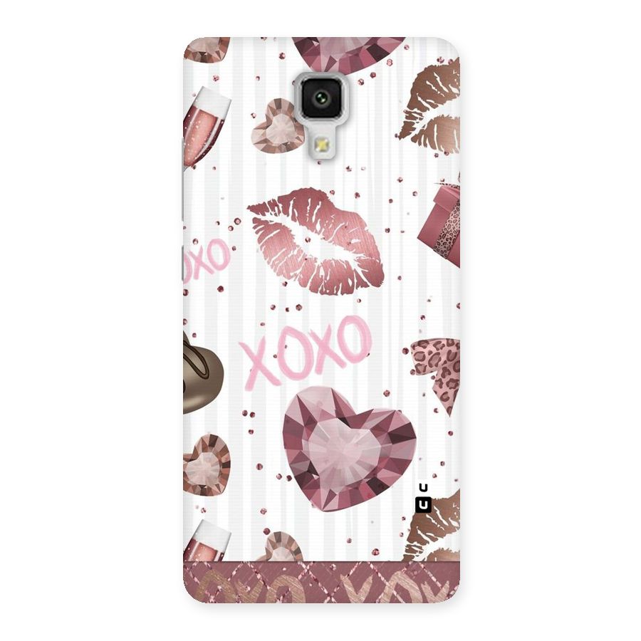 Wine Lip xoxo Back Case for Xiaomi Mi 4
