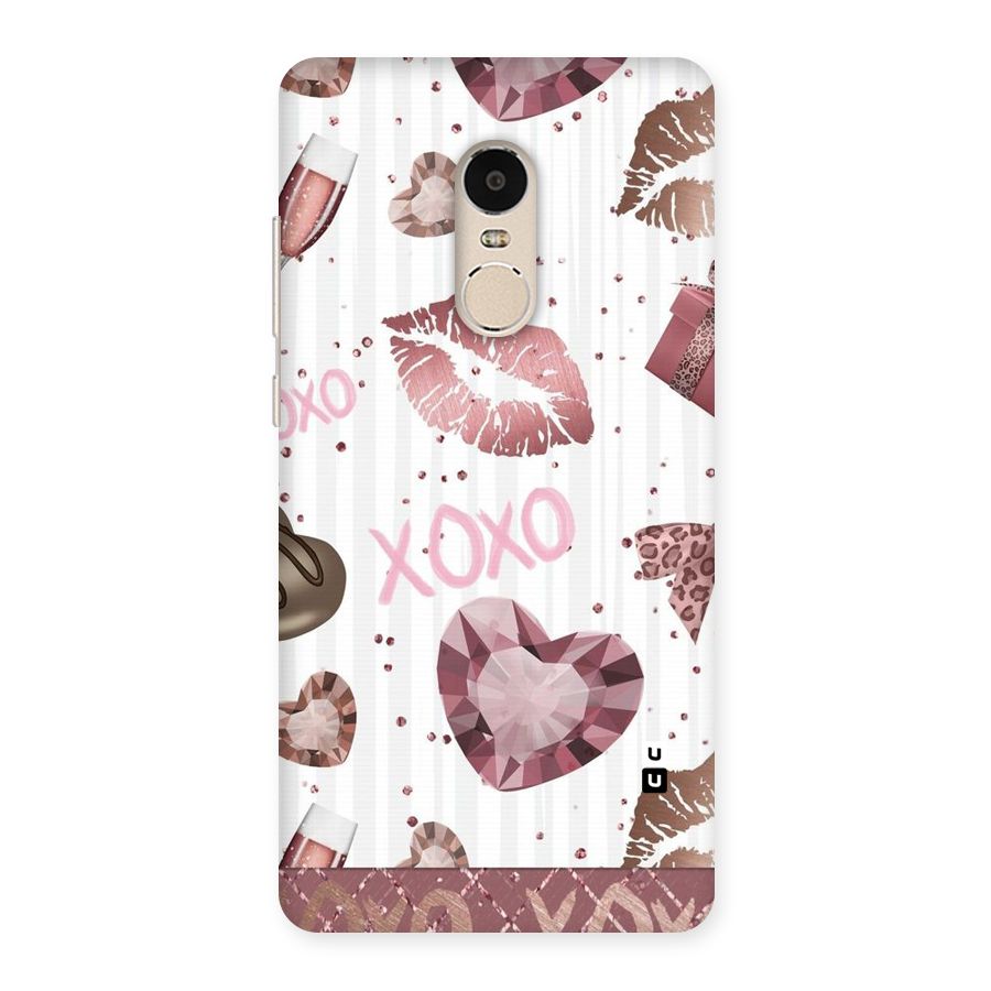 Wine Lip xoxo Back Case for Xiaomi Redmi Note 4