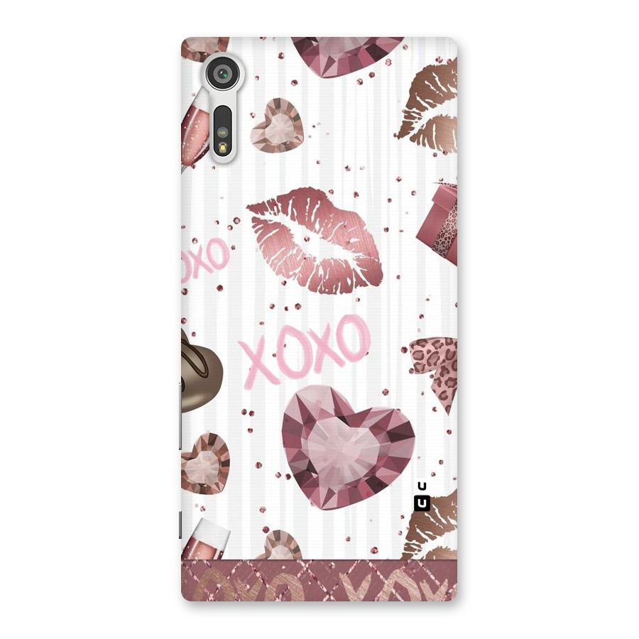 Wine Lip xoxo Back Case for Xperia XZ