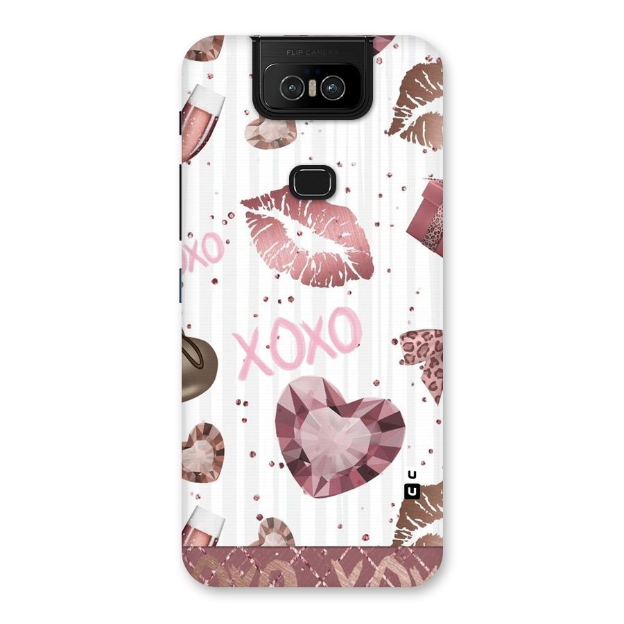 Wine Lip xoxo Back Case for Zenfone 6z