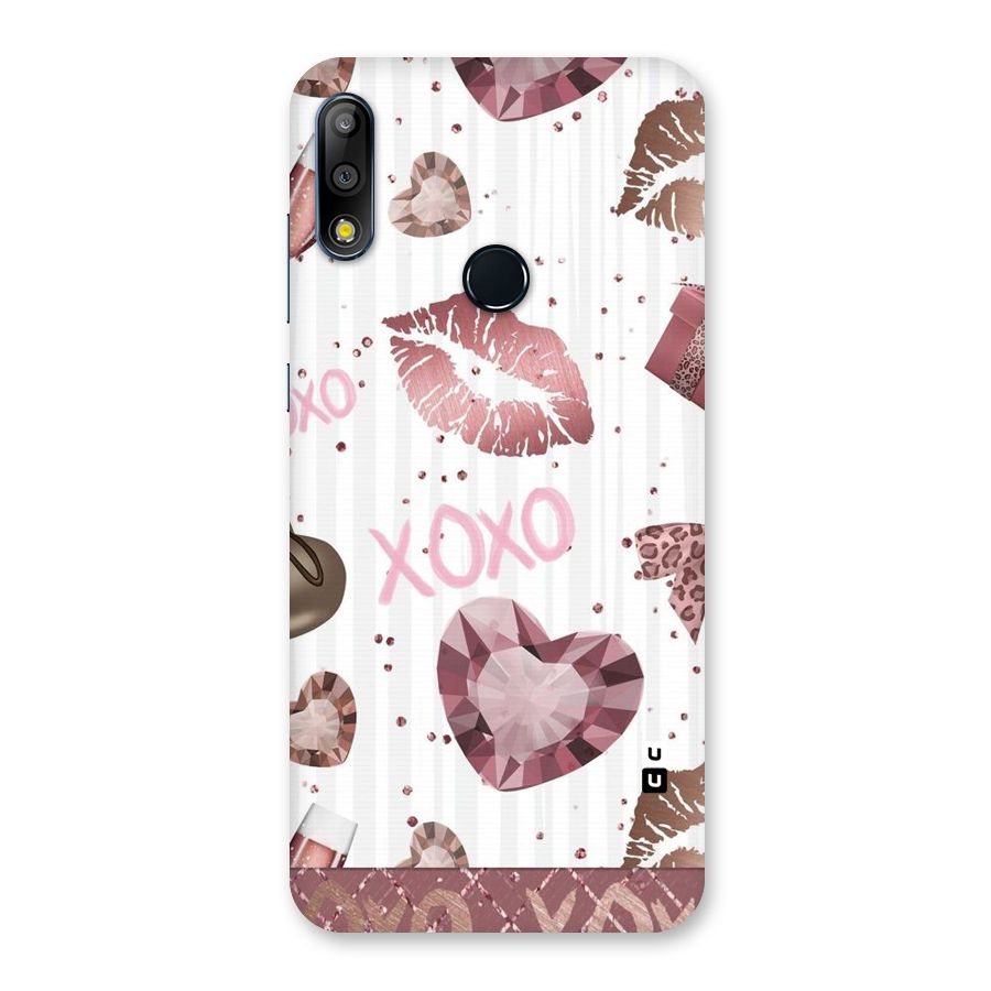 Wine Lip xoxo Back Case for Zenfone Max Pro M2