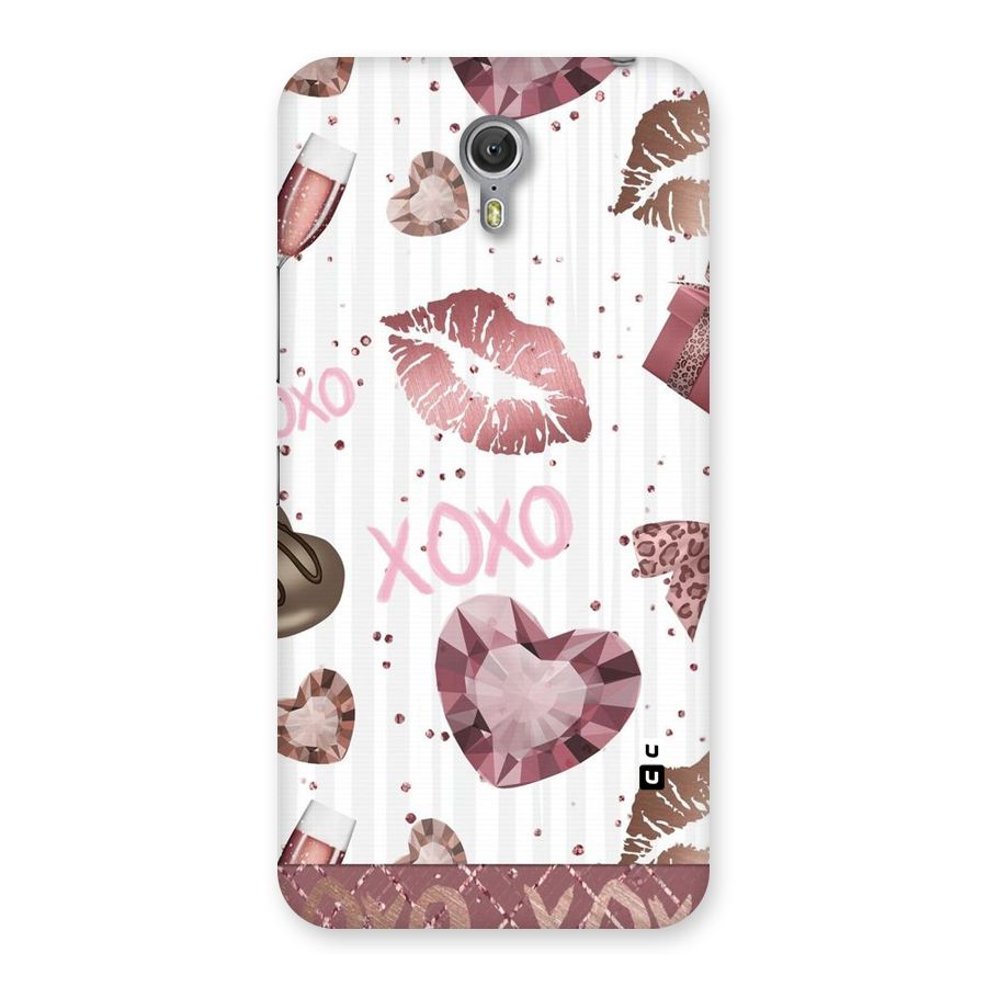 Wine Lip xoxo Back Case for Zuk Z1