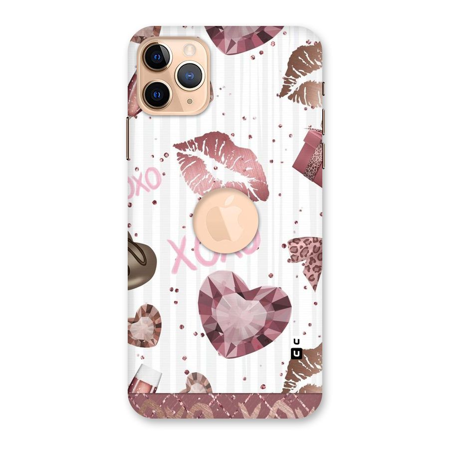 Wine Lip xoxo Back Case for iPhone 11 Pro Max Logo Cut