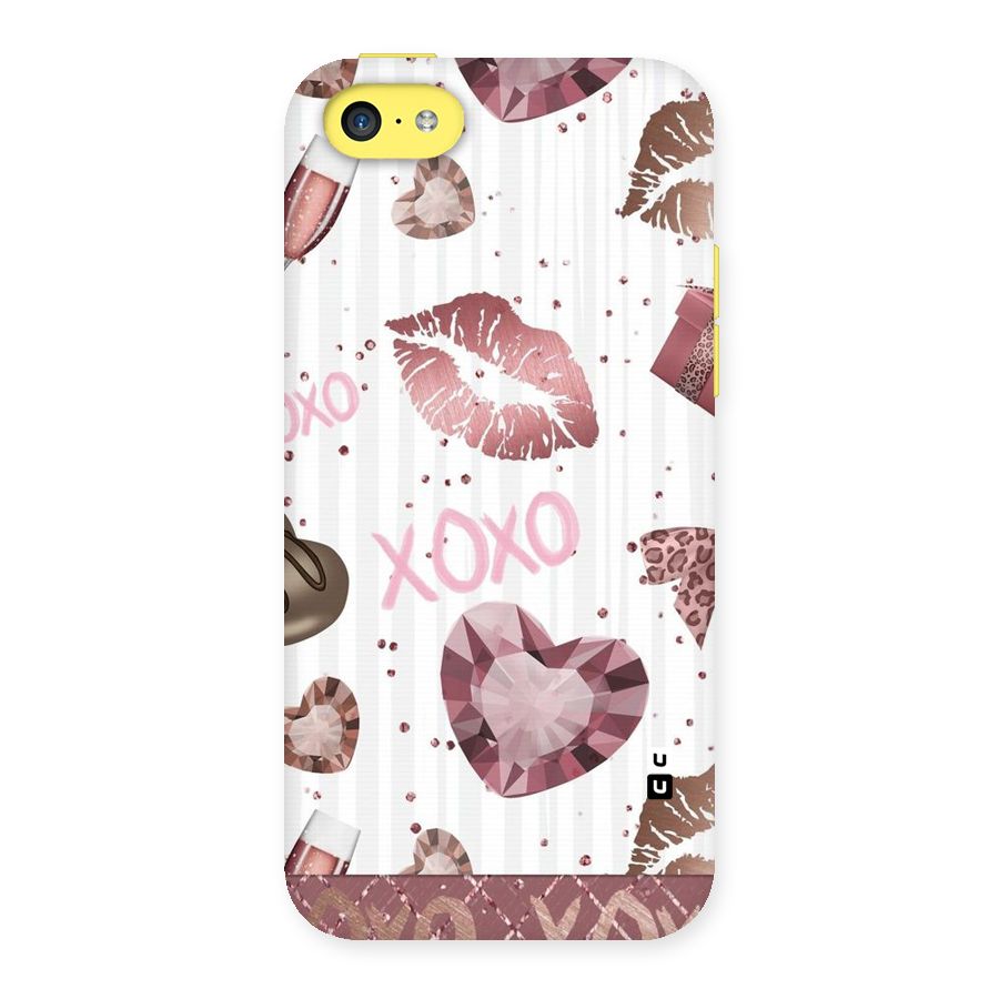 Wine Lip xoxo Back Case for iPhone 5C