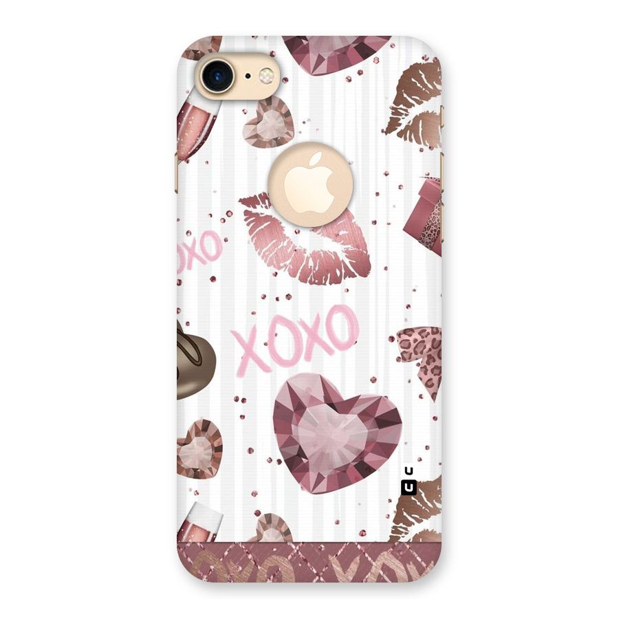 Wine Lip xoxo Back Case for iPhone 7 Logo Cut