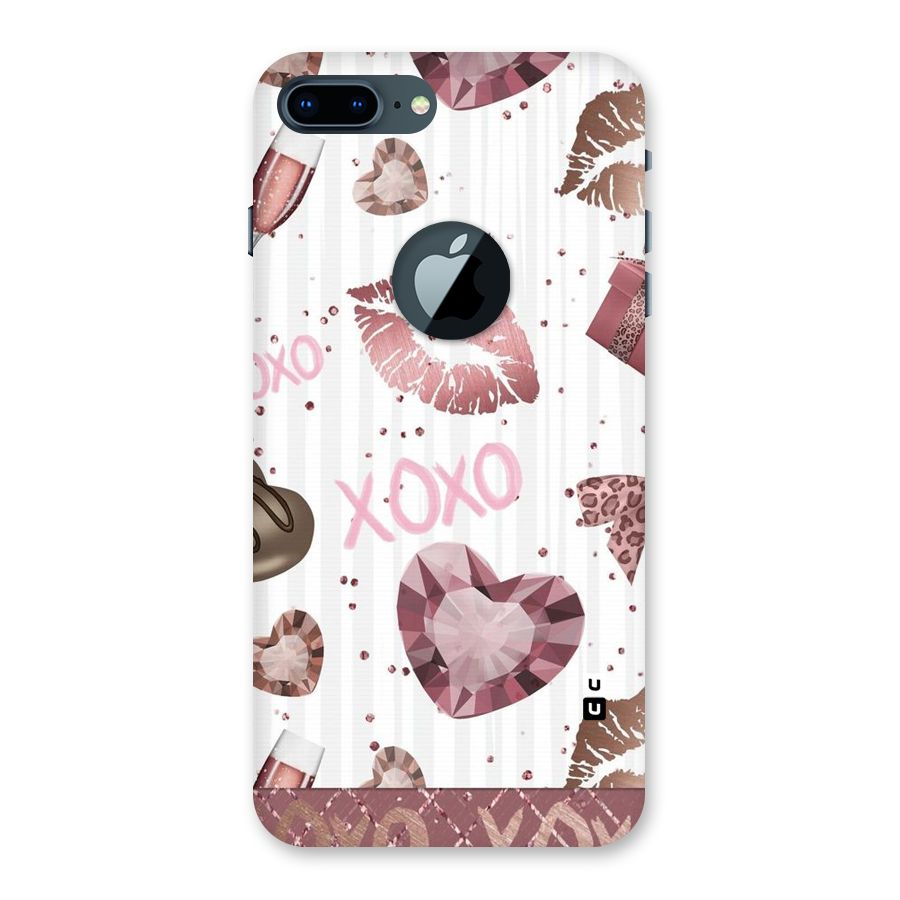 Wine Lip xoxo Back Case for iPhone 7 Plus Logo Cut