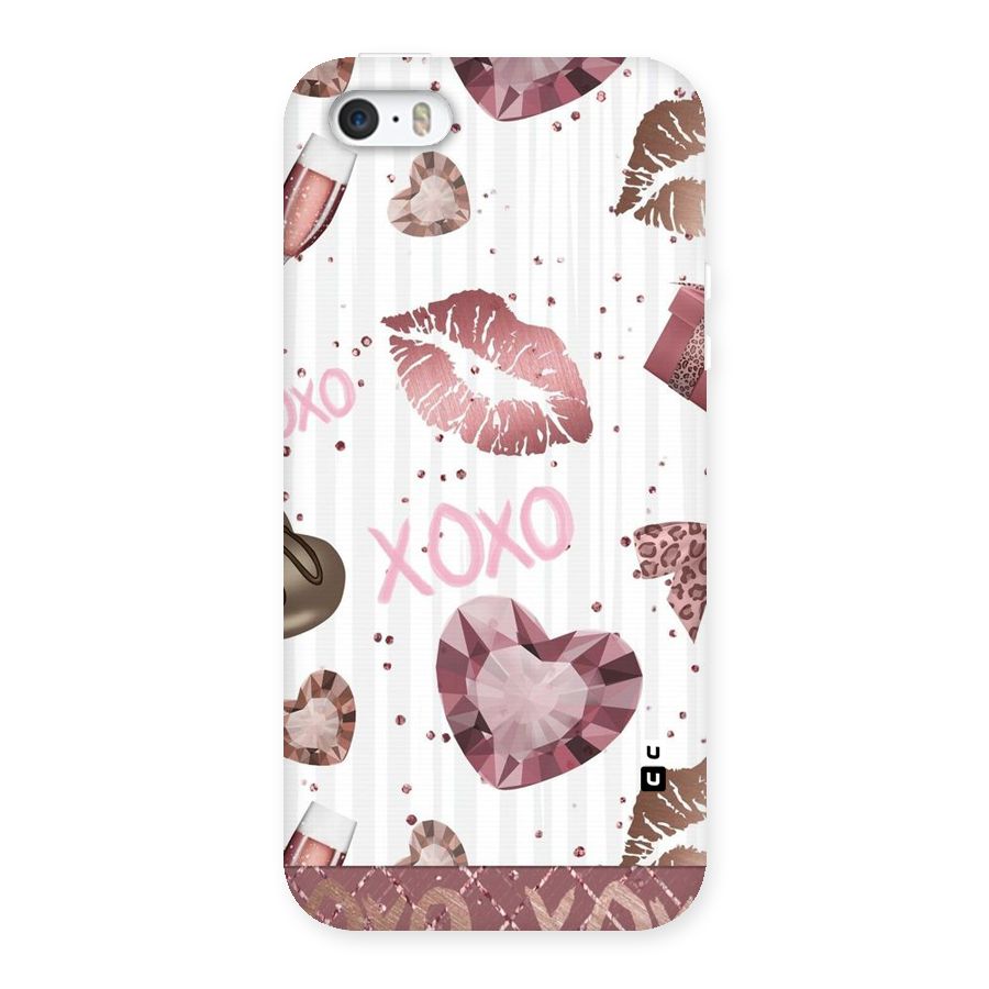 Wine Lip xoxo Back Case for iPhone SE