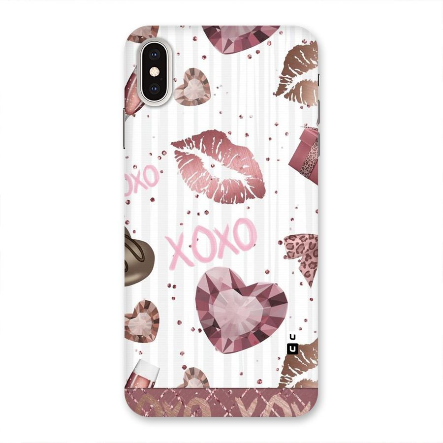Wine Lip xoxo Back Case for iPhone XS Max