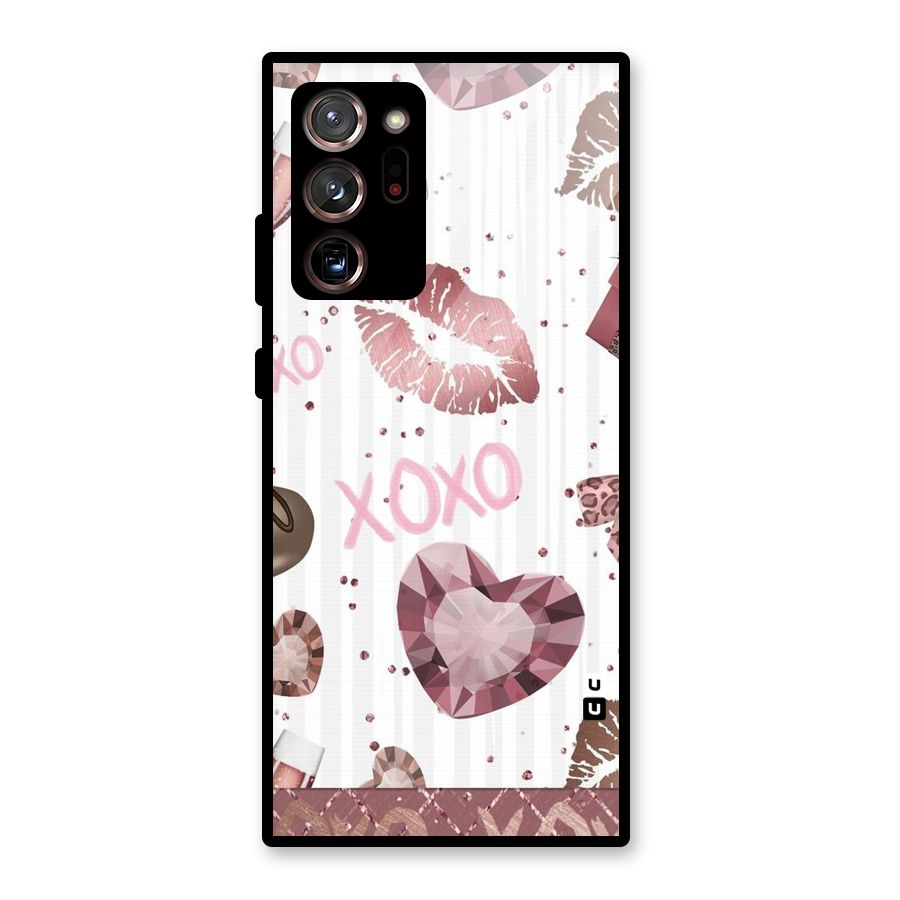 Wine Lip xoxo Glass Back Case for Galaxy Note 20 Ultra