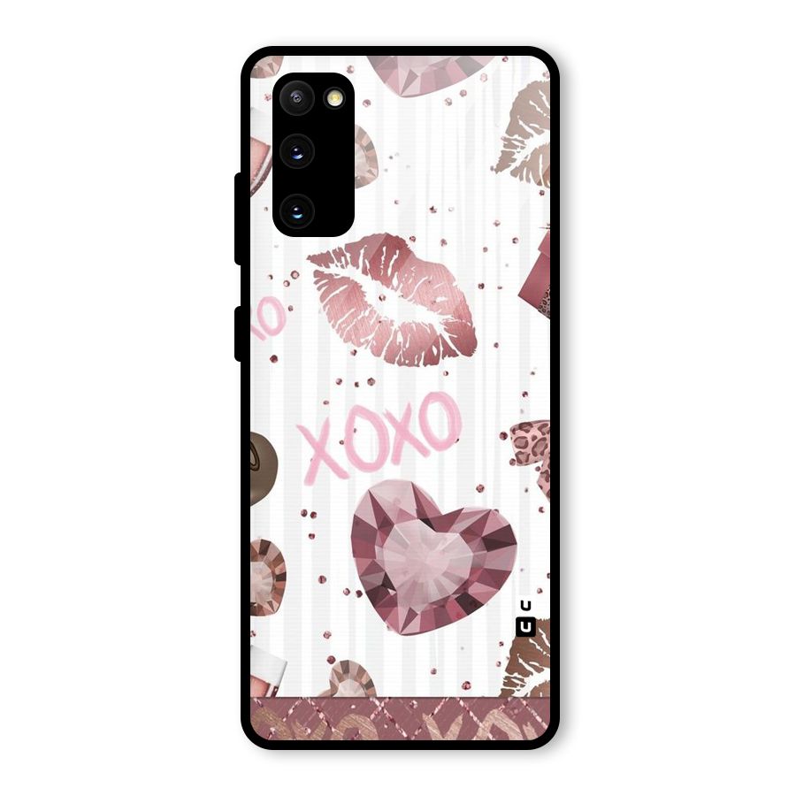 Wine Lip xoxo Glass Back Case for Galaxy S20 FE 5G