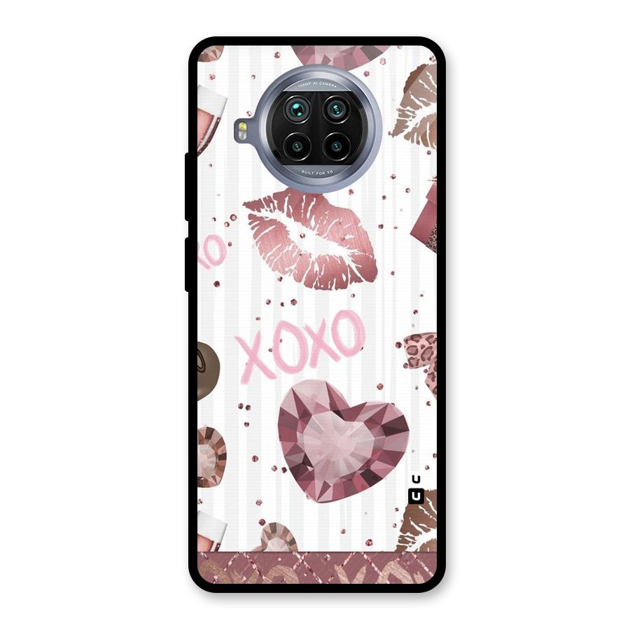 Wine Lip xoxo Glass Back Case for Mi 10i