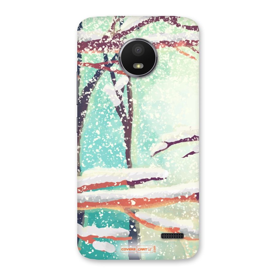 Winter Back Case for Moto E4